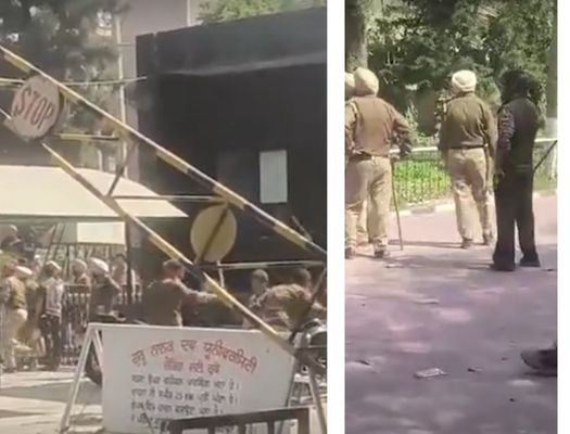 Protest In Sukhna Lake